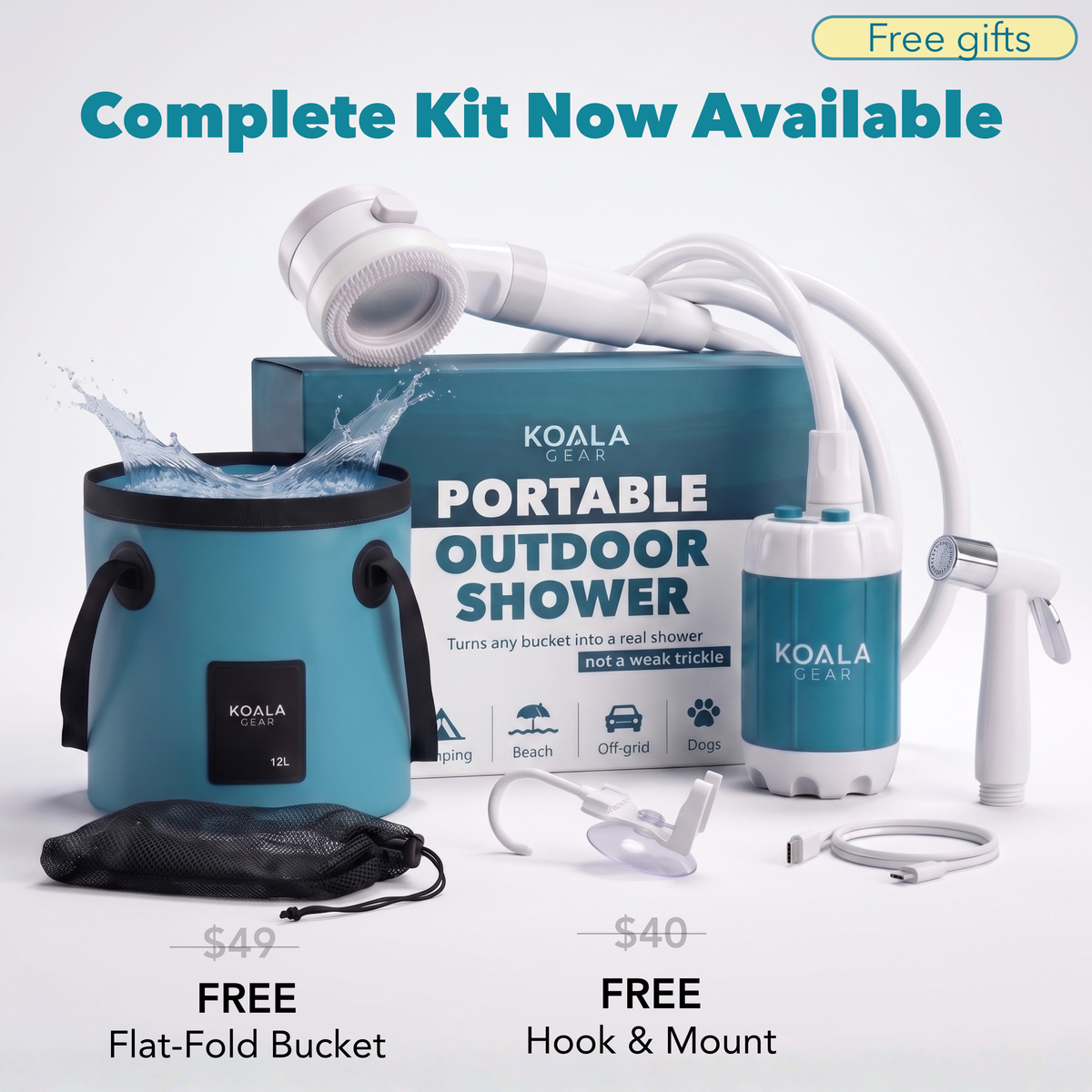 Koala Gear™ Portable Shower - Koala Gear