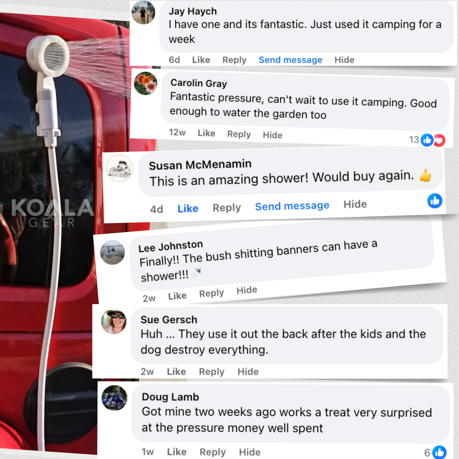 Koala Gear™ Portable Shower Kit - Koala Gear