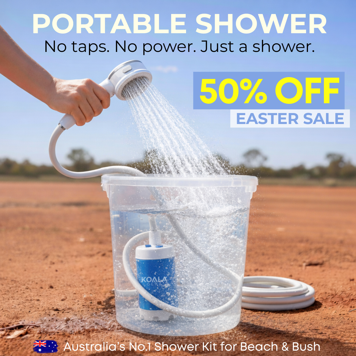 Koala Gear™ Portable Shower  50% OFF - Koala Gear