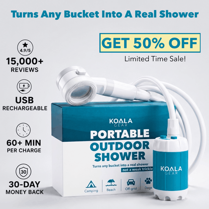 KoalaGear™ Portable Shower Kit - Koala Gear